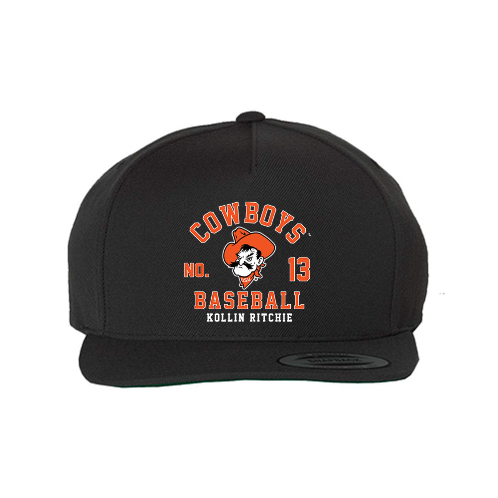Oklahoma State - NCAA Baseball : Kollin Ritchie - Snapback Cap