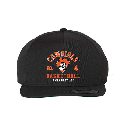 Oklahoma State - NCAA Women's Basketball : Anna Gret Asi - Snapback Cap