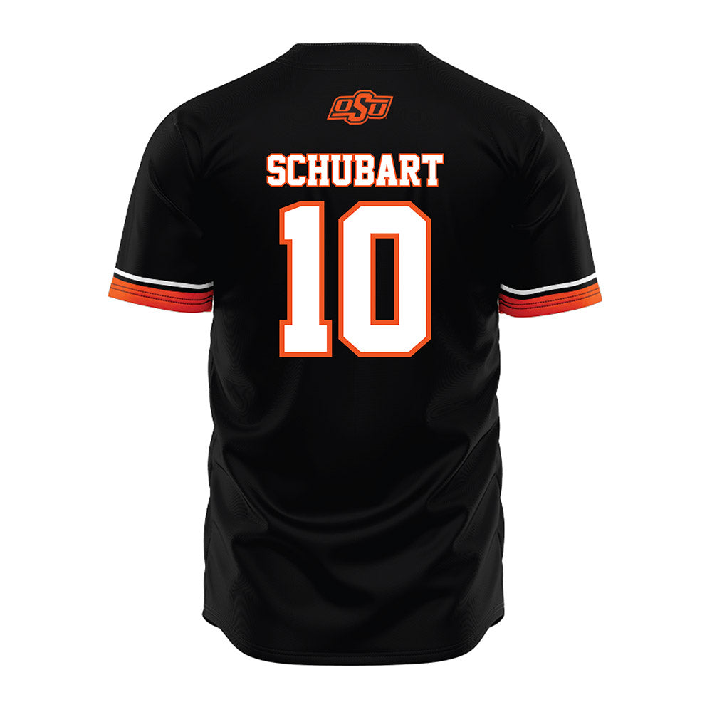 Oklahoma State - NCAA Baseball : Nolan Schubart - Baseball Jersey Black