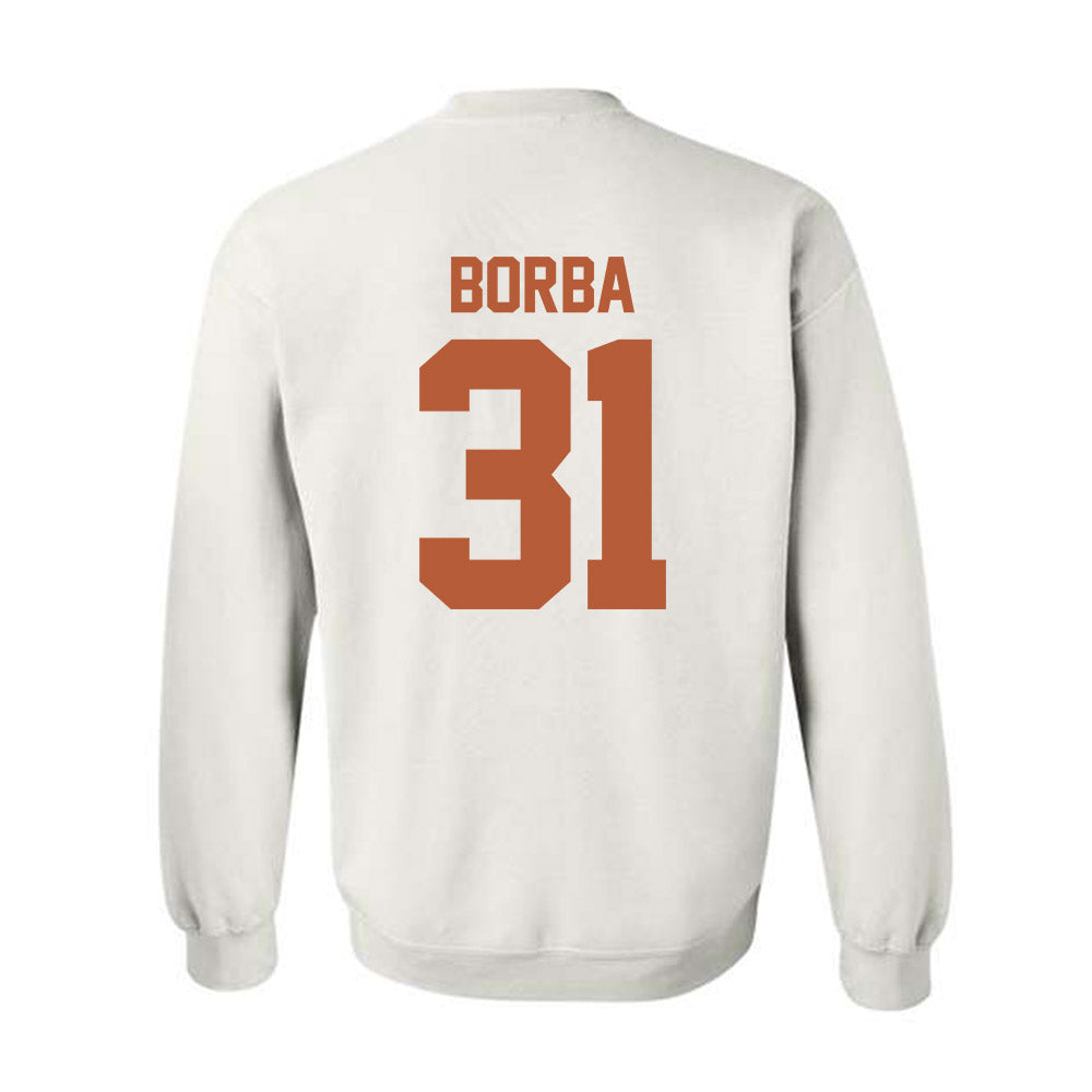 Texas - NCAA Baseball : Casey Borba - Crewneck Sweatshirt Classic Shersey