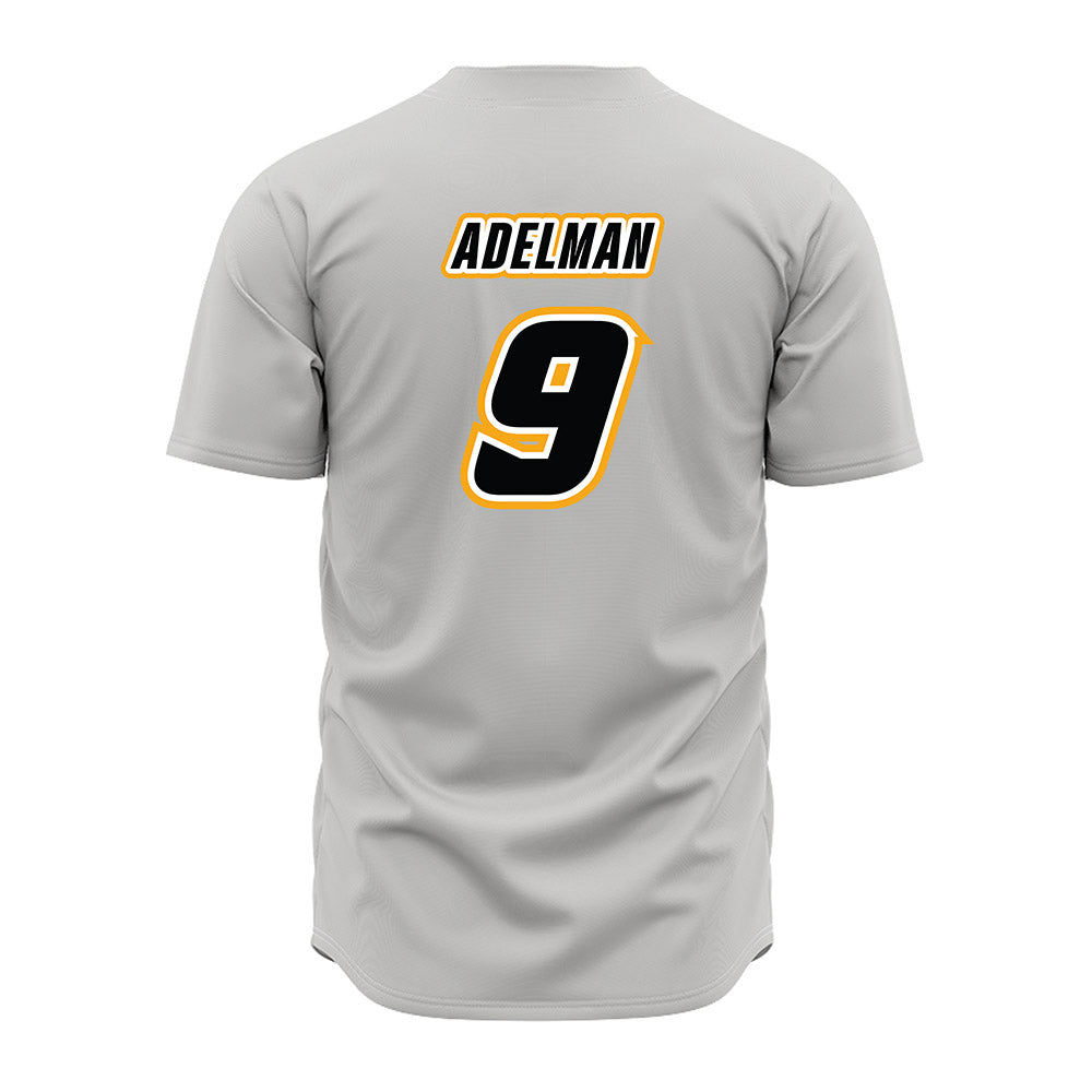 VCU - NCAA Baseball : Trent Adelman - Baseball Jersey Sport Grey