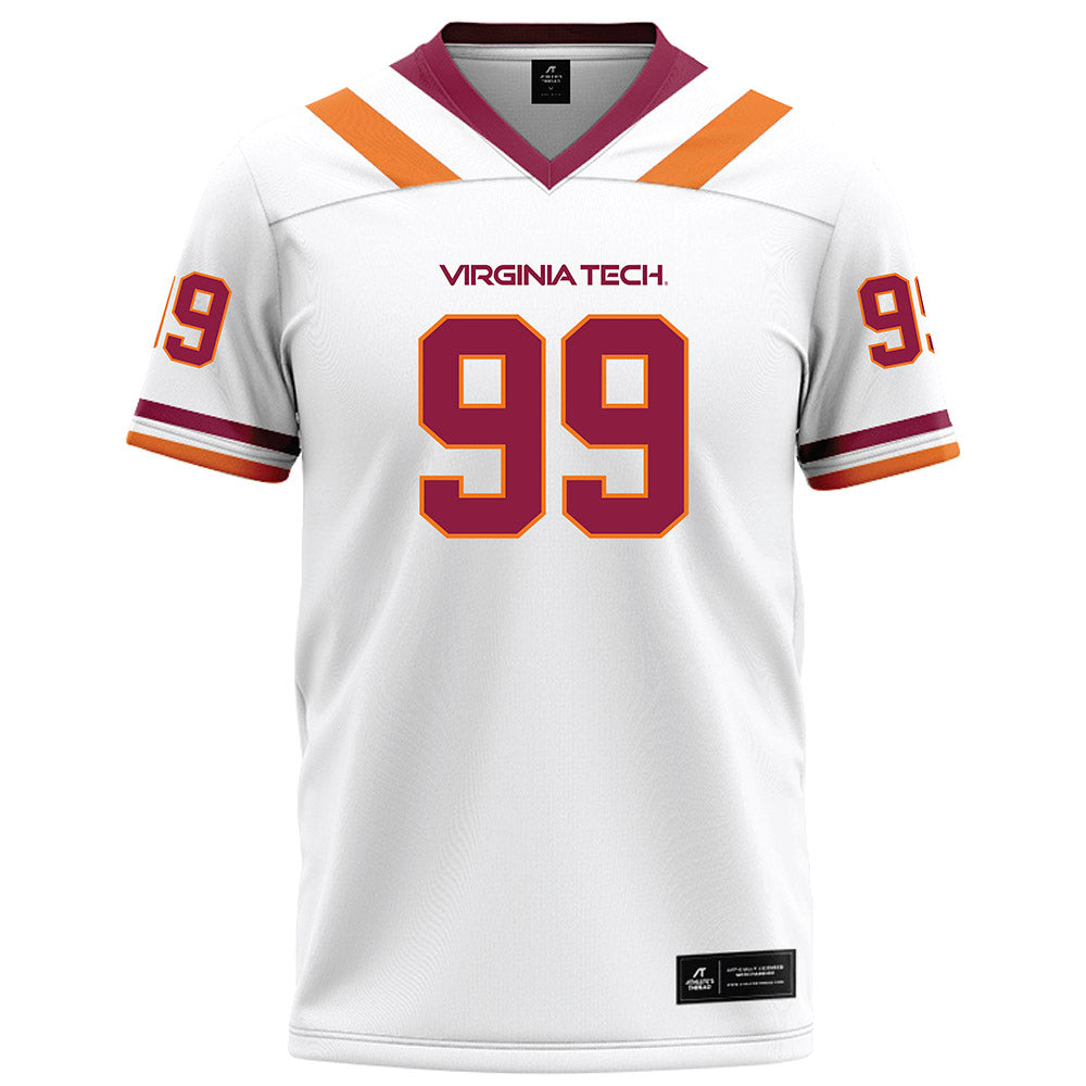 Virginia Tech - NCAA Football : Cole Reemsnyder - Football Jersey White