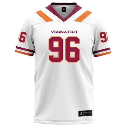 Virginia Tech - NCAA Football : Christian Epling - Football Jersey White