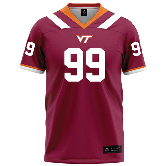 Virginia Tech - NCAA Football : Cole Reemsnyder - Football Jersey Maroon