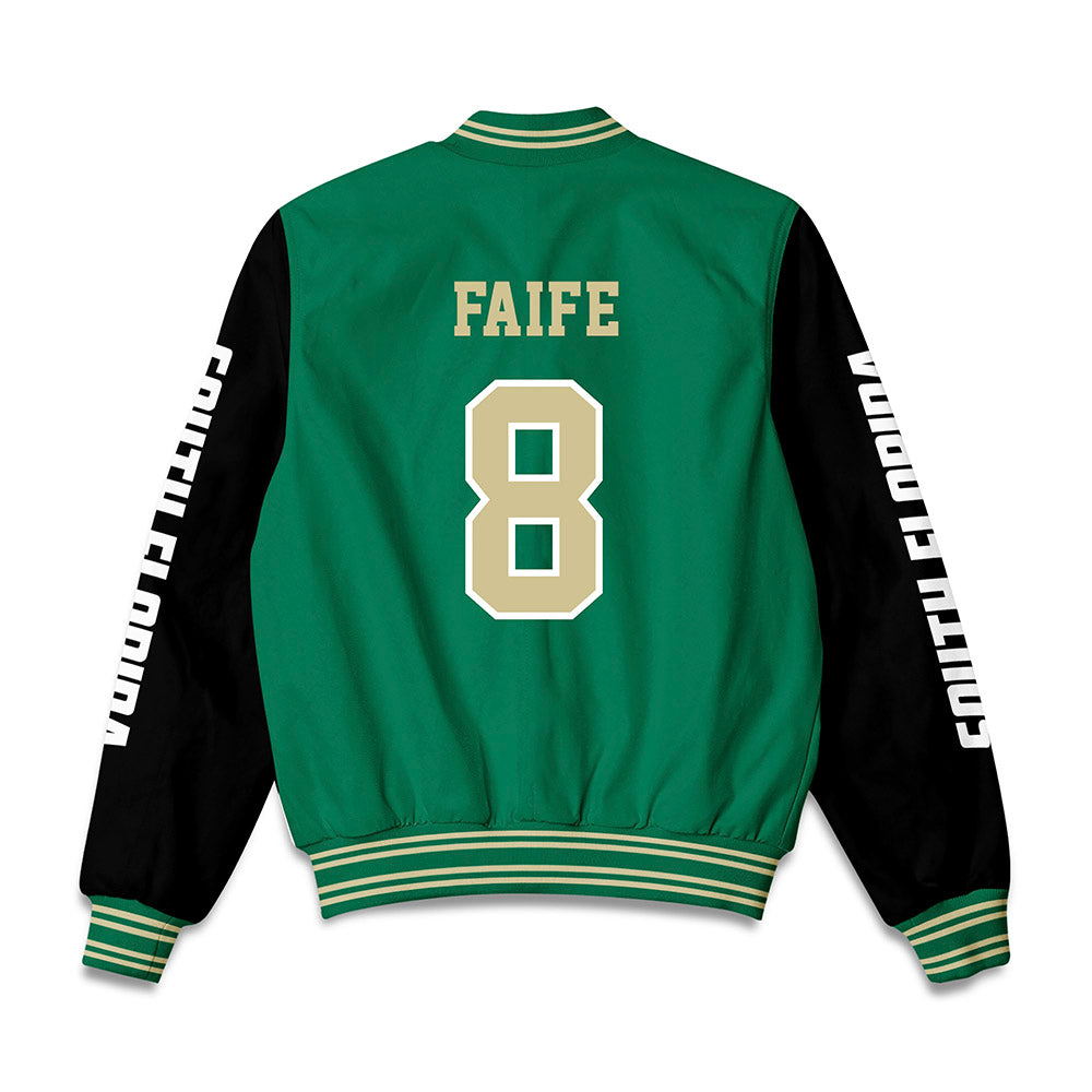 USF - NCAA Men's Soccer : Pedro Faife - Bomber Jacket