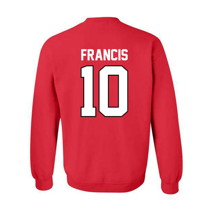 Texas Tech - NCAA Men's Basketball : Jack Francis - Crewneck Sweatshirt Classic Shersey