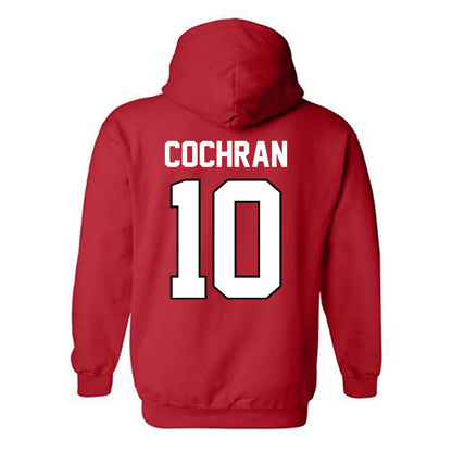 Texas Tech - NCAA Women's Volleyball : Katelyn Cochran - Hooded Sweatshirt Classic Shersey