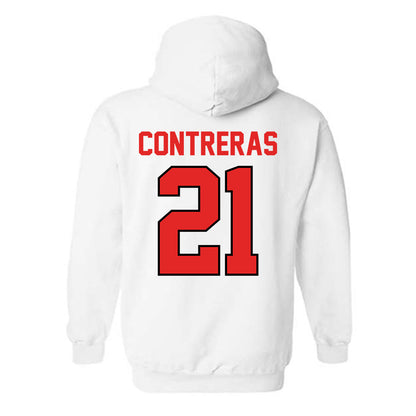 Texas Tech - NCAA Women's Volleyball : Emily Contreras - Hooded Sweatshirt Classic Shersey
