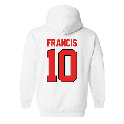 Texas Tech - NCAA Men's Basketball : Jack Francis - Hooded Sweatshirt Classic Shersey