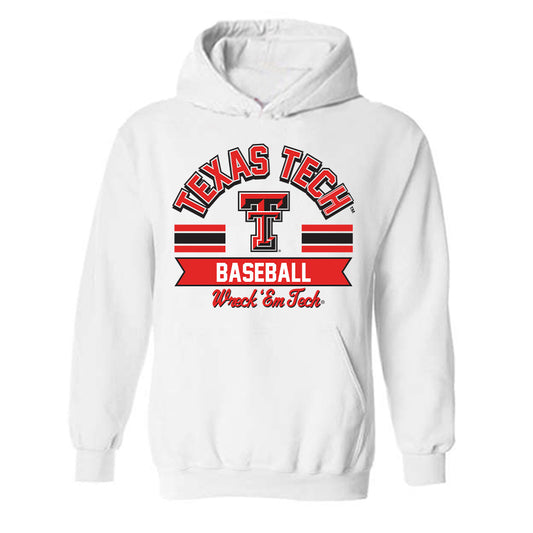Texas Tech - NCAA Baseball : Jacob Rogers - Hooded Sweatshirt Classic Shersey