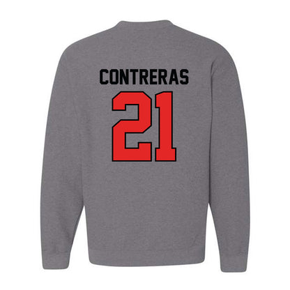 Texas Tech - NCAA Women's Volleyball : Emily Contreras - Crewneck Sweatshirt Classic Shersey