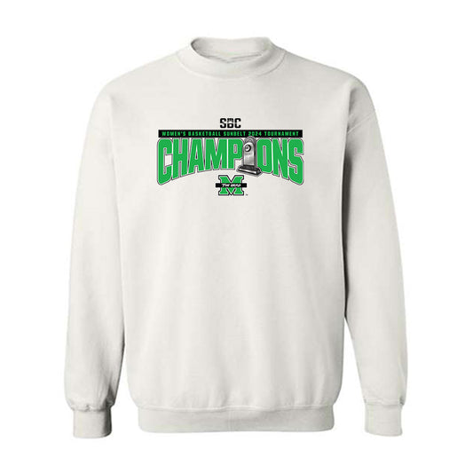 Marshall - NCAA Women's Basketball : 2024 Sunbelt Tournament Champions - Crewneck Sweatshirt Roster Shirt