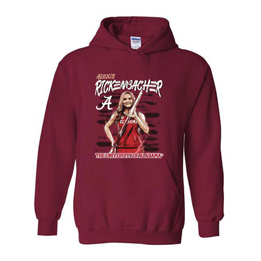 Alabama - NCAA Women's Track & Field : Alexis Rickenbacher Hooded Sweatshirt