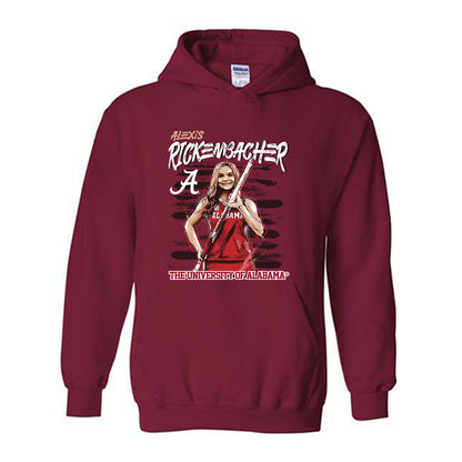 Alabama - NCAA Women's Track & Field : Alexis Rickenbacher Hooded Sweatshirt