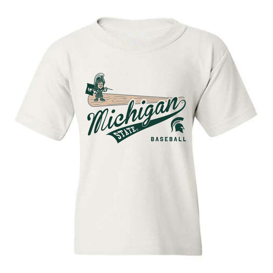 Michigan State - NCAA Baseball : Dillon Kark - Youth T-Shirt Sports Shersey