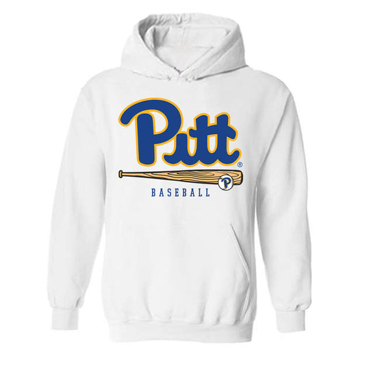 Pittsburgh - NCAA Baseball : Justin Fogel - Hooded Sweatshirt Sports Shersey