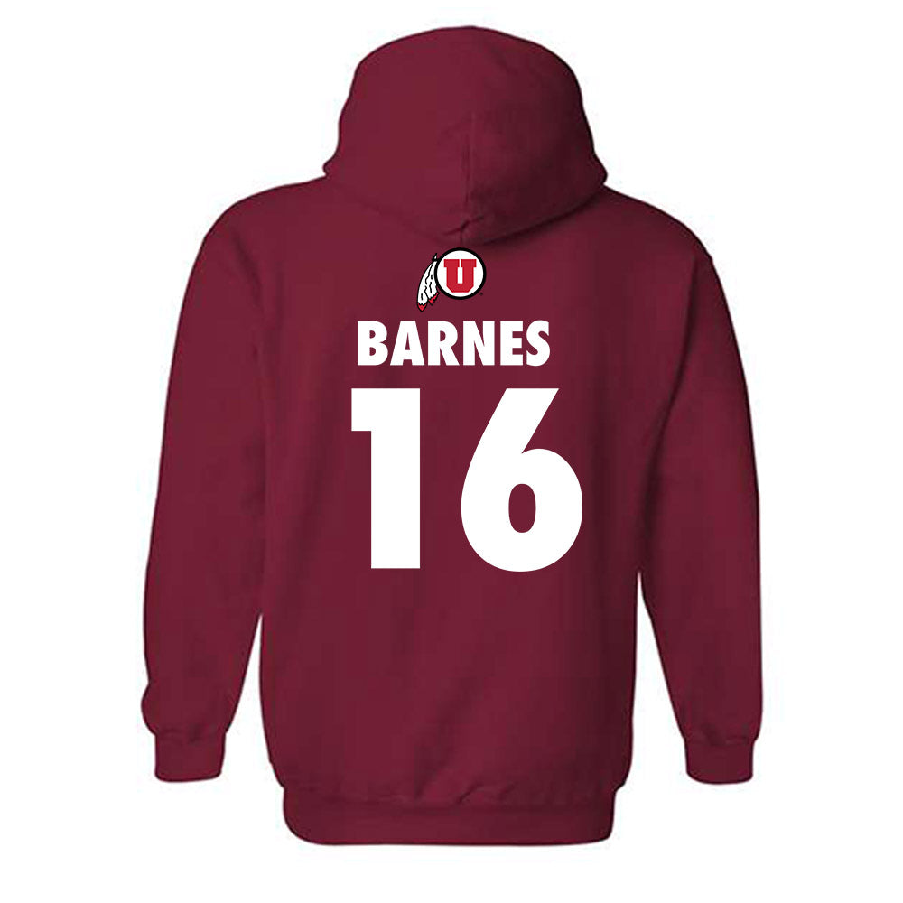 Utah - NCAA Football : Bryson Barnes - Hail Mary Hooded Sweatshirt
