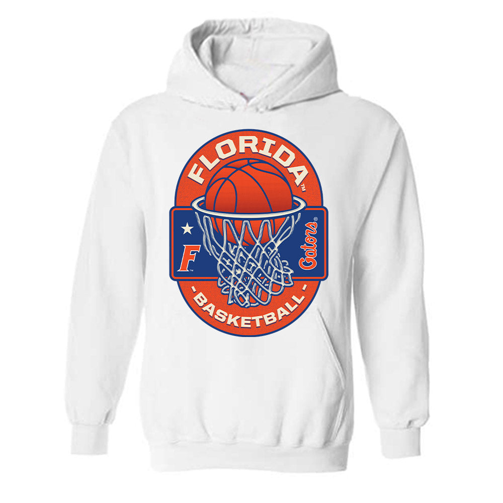 Florida - NCAA Men's Basketball : Micah Handlogten - Hooded Sweatshirt Sports Shersey