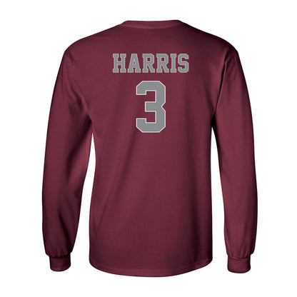 NCCU - NCAA Football : Walker Harris Shersey Long Sleeve T-Shirt