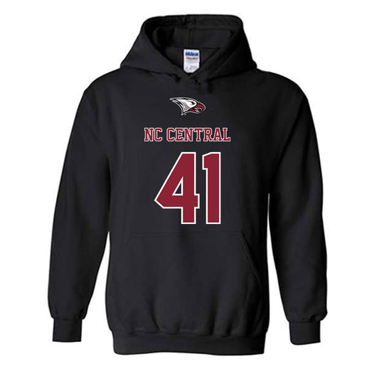 NCCU - NCAA Football : Isaiah Lawson Shersey Hooded Sweatshirt