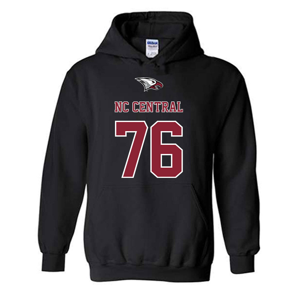 NCCU - NCAA Football : Torricelli Simpkins III Shersey Hooded Sweatshirt