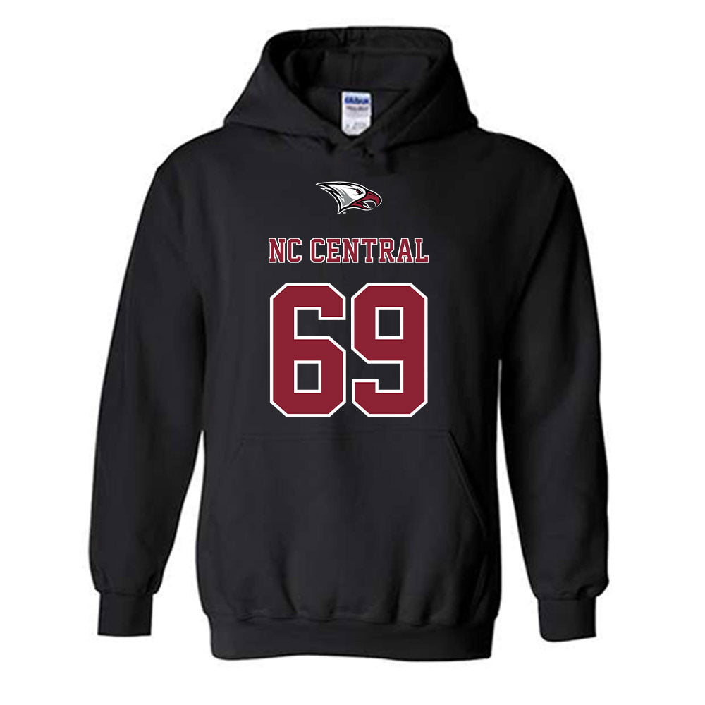 NCCU - NCAA Football : Jordan McGill Shersey Hooded Sweatshirt