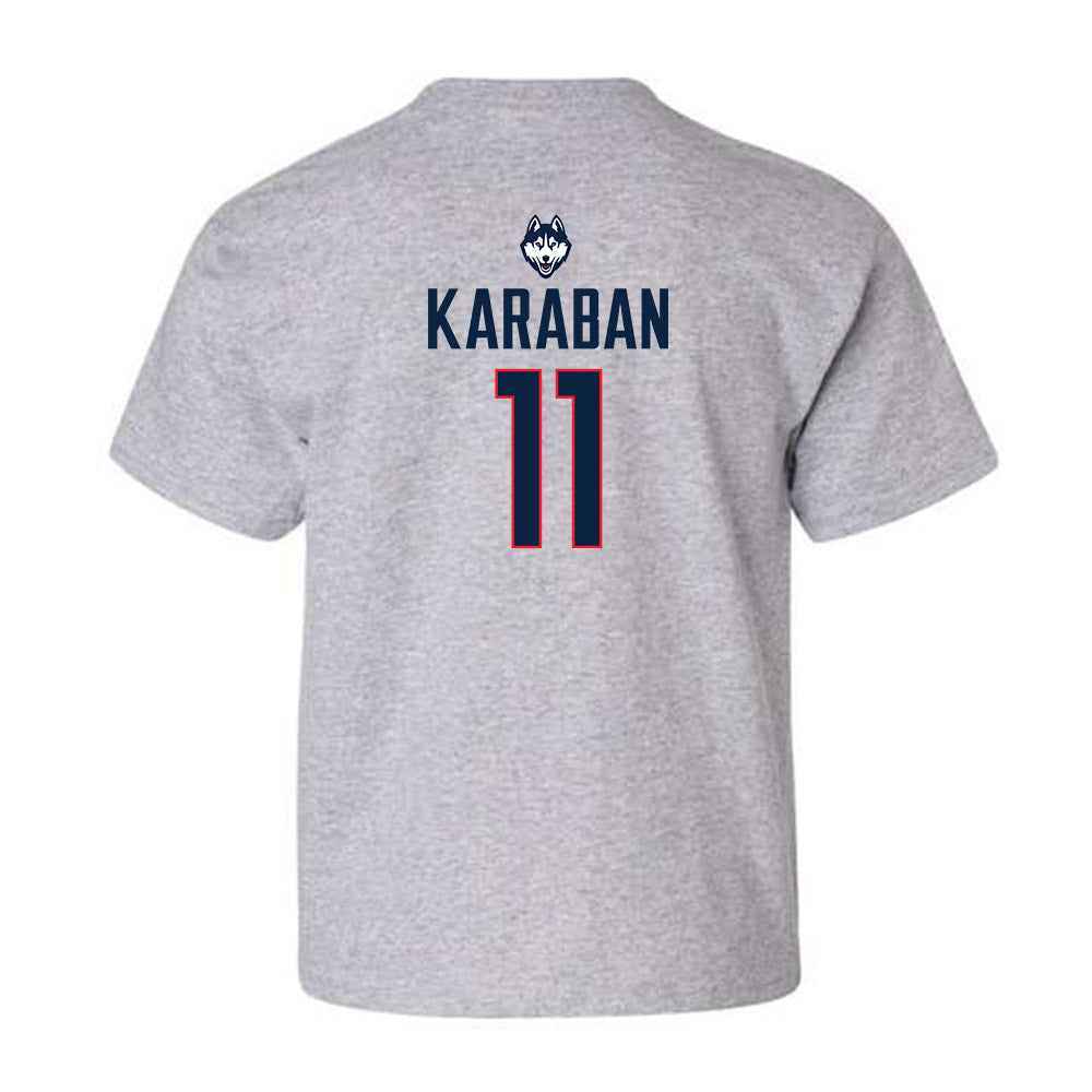 UConn - NCAA Men's Basketball : Alex Karaban - Youth T-Shirt Classic Shersey
