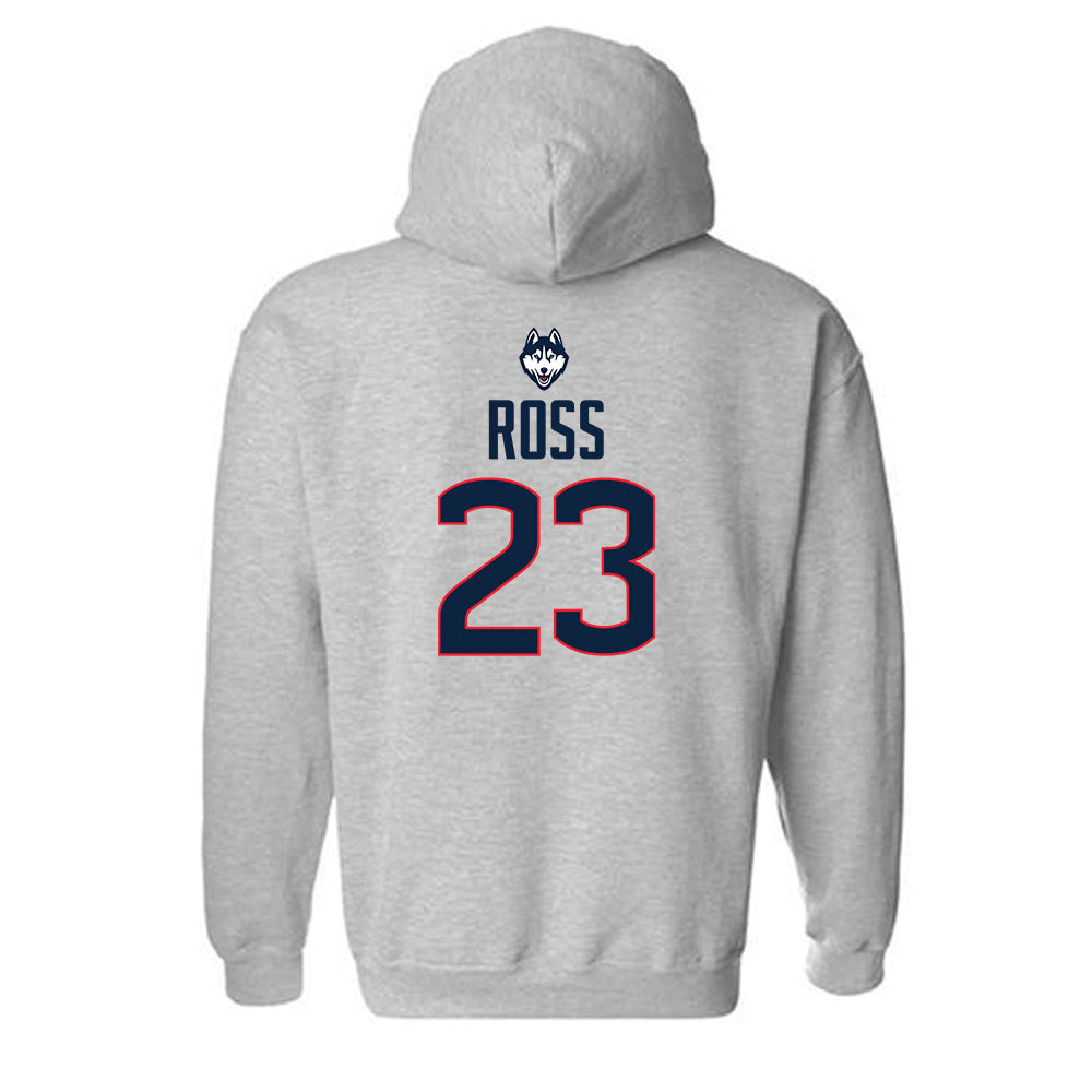 UConn - NCAA Men's Basketball : Jayden Ross - Hooded Sweatshirt Classic Shersey
