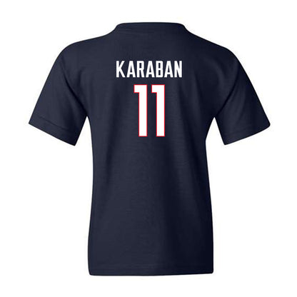 UConn - NCAA Men's Basketball : Alex Karaban - Youth T-Shirt Classic Shersey