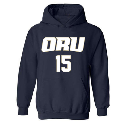 Oral Roberts - NCAA Women's Basketball : Ashlyn Sage - Hooded Sweatshirt Classic Shersey