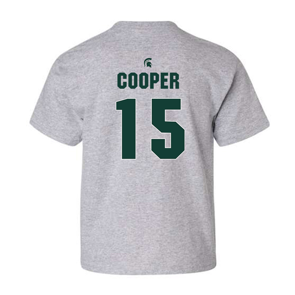 Michigan State - NCAA Men's Basketball : Carson Cooper - Youth T-Shirt Classic Shersey
