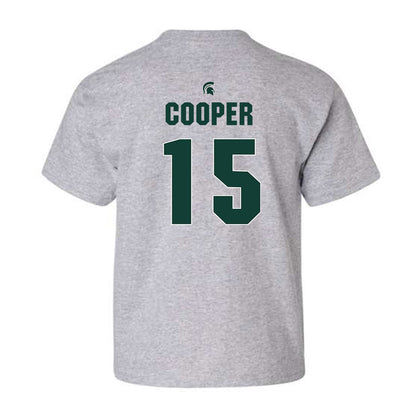 Michigan State - NCAA Men's Basketball : Carson Cooper - Youth T-Shirt Classic Shersey