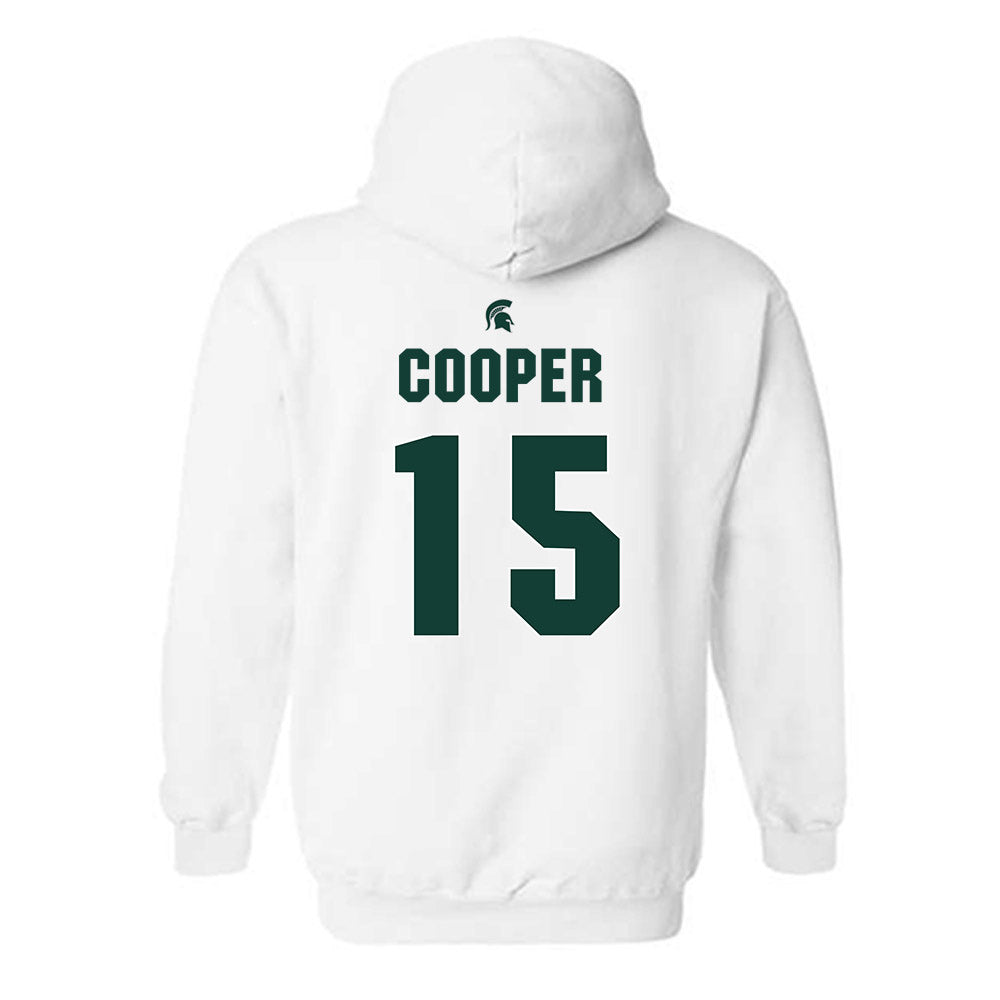 Michigan State - NCAA Men's Basketball : Carson Cooper - Hooded Sweatshirt Classic Shersey