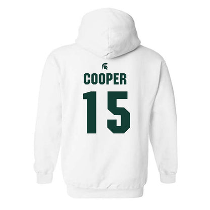 Michigan State - NCAA Men's Basketball : Carson Cooper - Hooded Sweatshirt Classic Shersey
