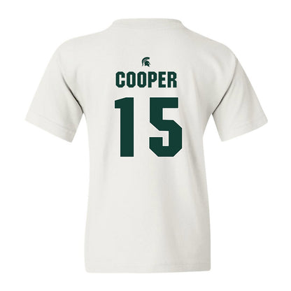 Michigan State - NCAA Men's Basketball : Carson Cooper - Youth T-Shirt Classic Shersey