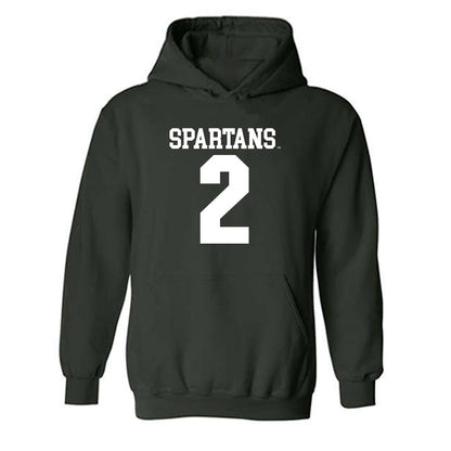 Michigan State - NCAA Baseball : Dillon Kark - Hooded Sweatshirt Classic Shersey