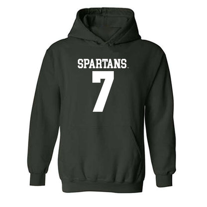 Michigan State - NCAA Baseball : Brian Martin - Hooded Sweatshirt Classic Shersey