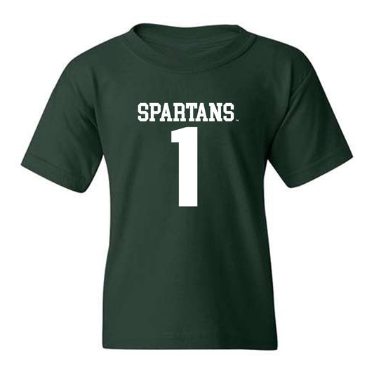 Michigan State - NCAA Baseball : Trent Farquhar - Youth T-Shirt Classic Shersey