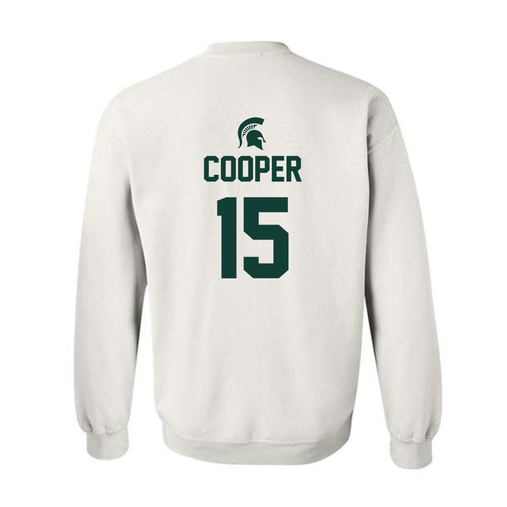 Michigan State - NCAA Men's Basketball : Carson Cooper - Crewneck Sweatshirt Sports Shersey