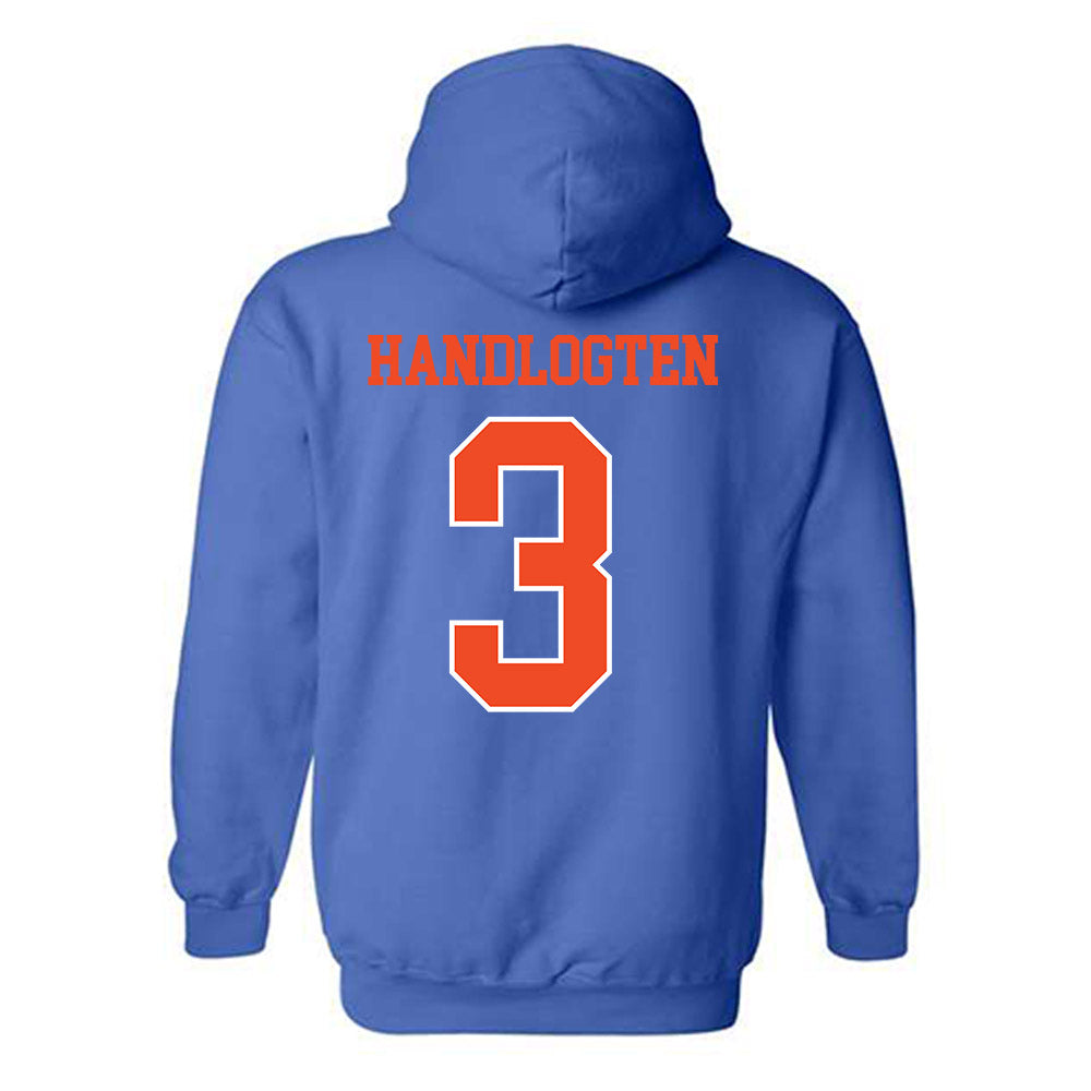 Florida - NCAA Men's Basketball : Micah Handlogten - Hooded Sweatshirt Sports Shersey