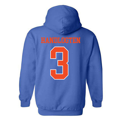Florida - NCAA Men's Basketball : Micah Handlogten - Hooded Sweatshirt Sports Shersey
