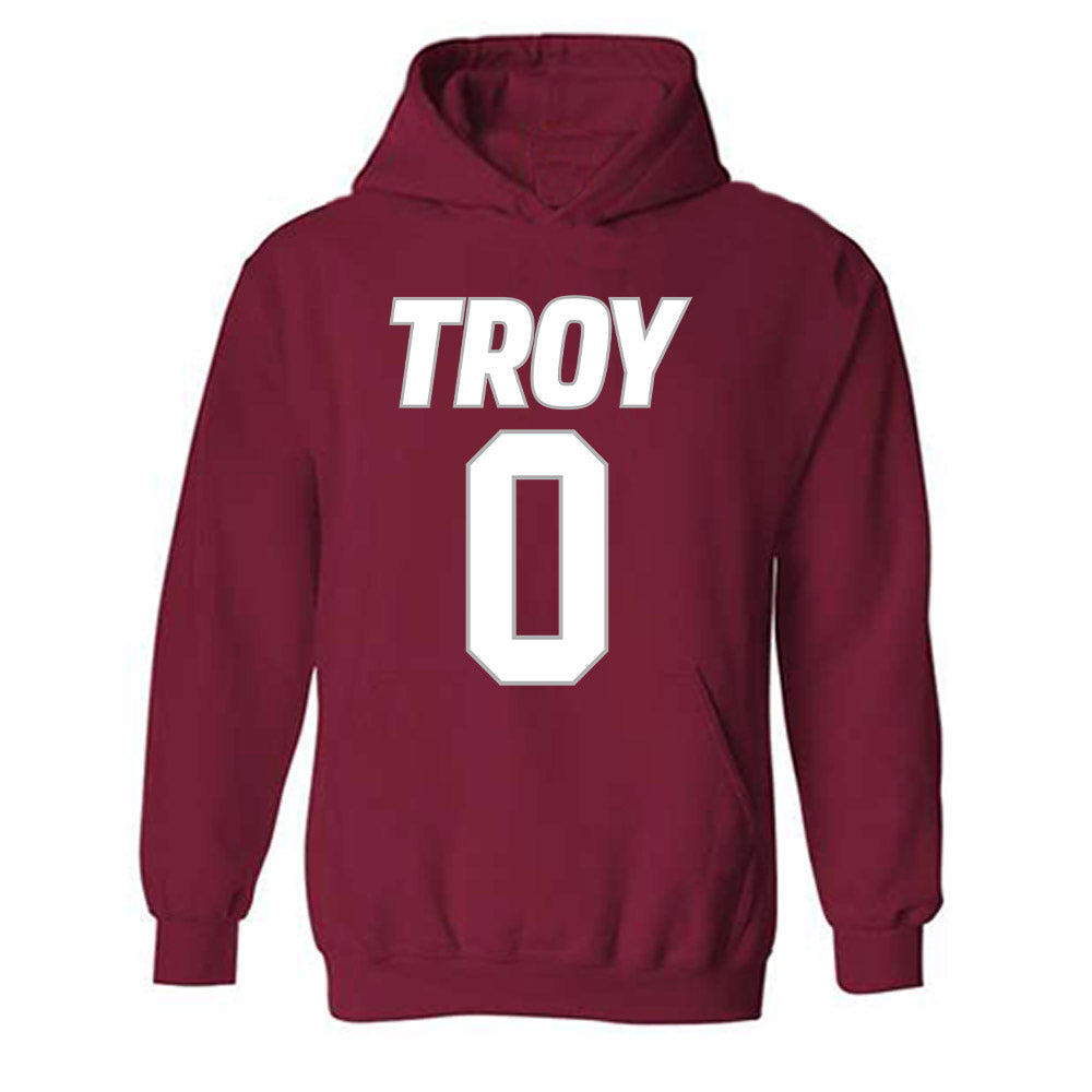 Troy - NCAA Men's Basketball : Kerrington Kiel - Hooded Sweatshirt Classic Shersey