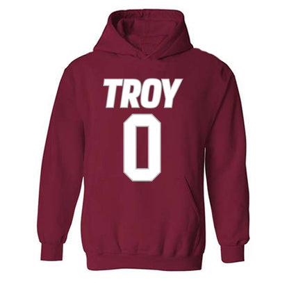 Troy - NCAA Men's Basketball : Kerrington Kiel - Hooded Sweatshirt Classic Shersey