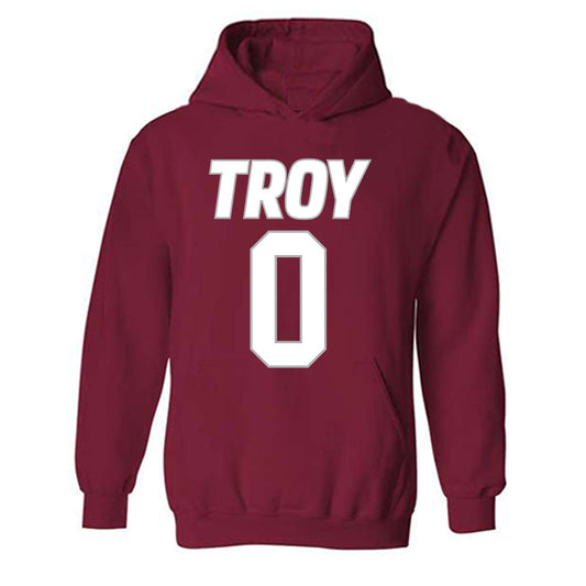 Troy - NCAA Men's Basketball : Kerrington Kiel - Hooded Sweatshirt Classic Shersey