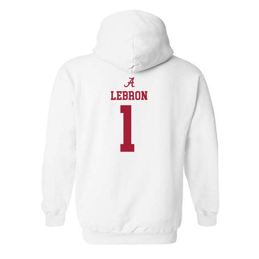 Alabama - NCAA Baseball : Justin Lebron - Hooded Sweatshirt Classic Shersey
