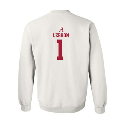 Alabama - NCAA Baseball : Justin Lebron - Crewneck Sweatshirt Classic Shersey