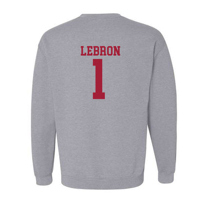 Alabama - NCAA Baseball : Justin Lebron - Crewneck Sweatshirt Classic Shersey