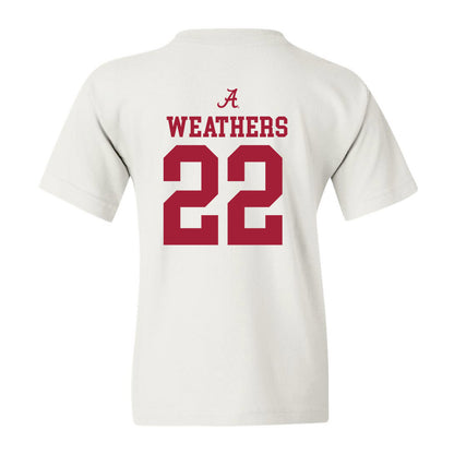 Alabama - NCAA Women's Basketball : Karly Weathers - Youth T-Shirt Sports Shersey
