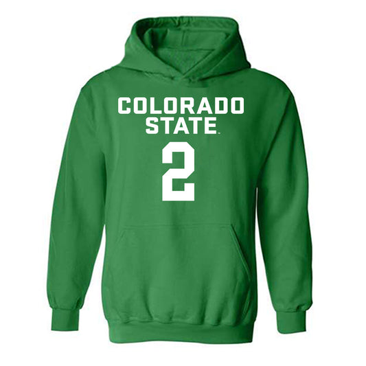 Colorado State - NCAA Men's Basketball : Taviontae Jackson - Hooded Sweatshirt Classic Shersey