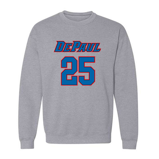 DePaul - NCAA Women's Basketball : Kate Clarke - Crewneck Sweatshirt Classic Shersey